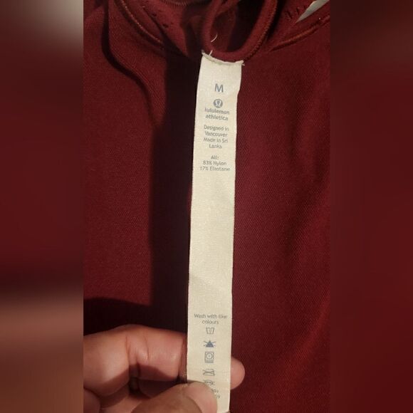 Lululemon Reveal Racerback Tank Top Size M Burgundy - Picture 8 of 11